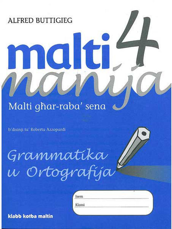 Picture of 1804 MANIJA 4 MALTI GHAR- RABA SENA GRAMMATIKA U ORTOGRAFIJA